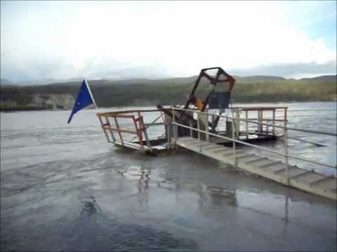 Fish Wheels on the Copper River in Alaska for Catching Salmon