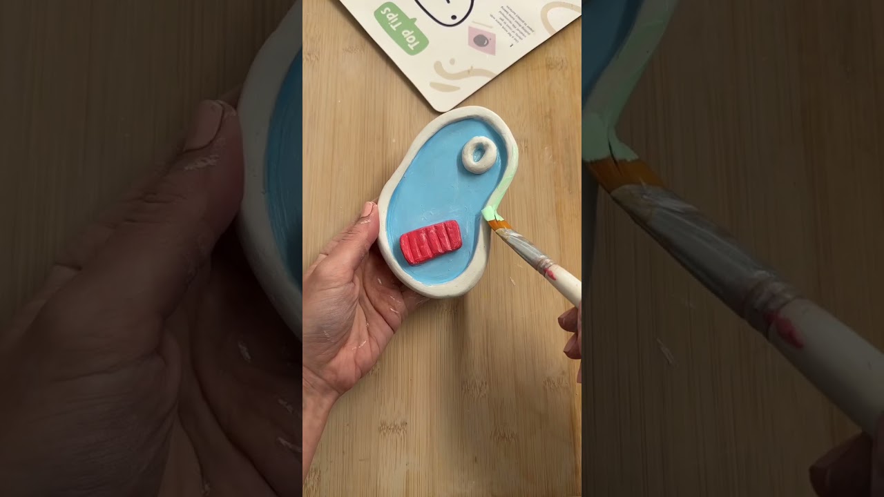 Pott'd: Air dry clay Swimming Pool Trinket Dish 💧🏝️
