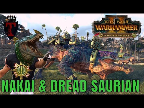 Nakai The Wanderer & THE DREAD SAURIAN | The Hunter & The Beast DLC Showdown - Total War Warhammer 2