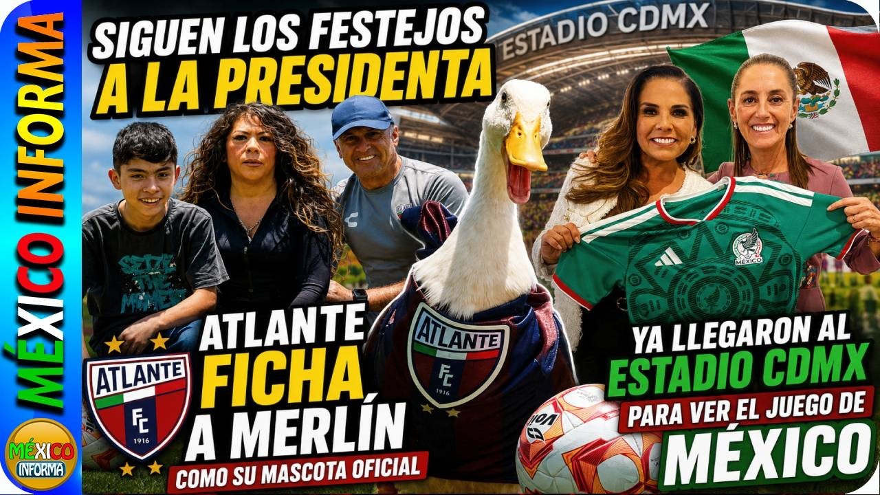 SIGUEN LAS FELICITACIONES A LA PRESIDENTA. PATO MERLÍN ES LA SENSACIÓN: ATLANTE LO ADOPTA.