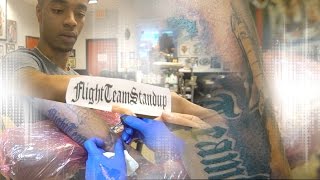 OFFICIAL YOUTUBE NAME TATTOO!! 1 Million Sub Special Pt.3 - Vlog