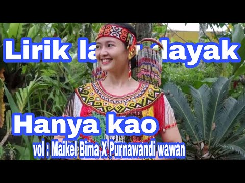 Lirik lagu hanya kao