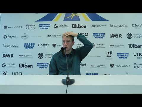 Conferência de Imprensa Filip Cristian Jianu — SF Indoor Oeiras Open 1 2023
