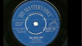Lloyd Price 'You Need Love' 45 rpm