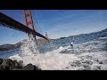 Heavy Water Stand Up Paddling Under the Golden Gate Bridge
