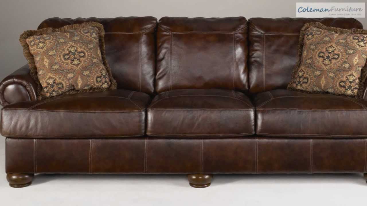 Axiom Walnut Chair and Half from Ashley (4200023) Coleman Furniture