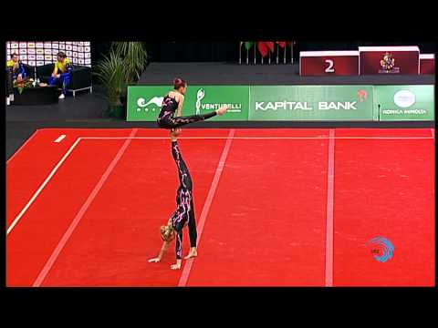 Nikki SNEL -- Eline DE SMEDT (Belgium) -- 2013 European Champions