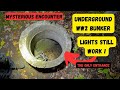 Underground WW2 Bunker With Lights WORKING And Mysterious ENCOUNTER Inside