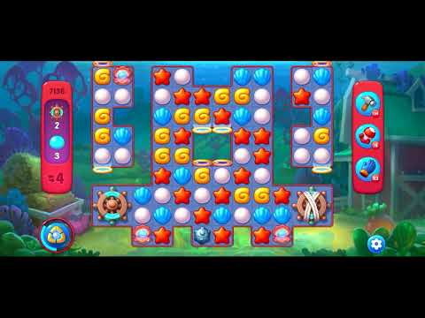 Fishdom Hard level 7136 no boosters フィッシュダム