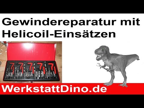 Thread repair with Helicoil done in 5 minutes