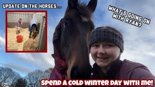 SPEND A COLD WINTER DAY WITH ME! - Update on the horses?…