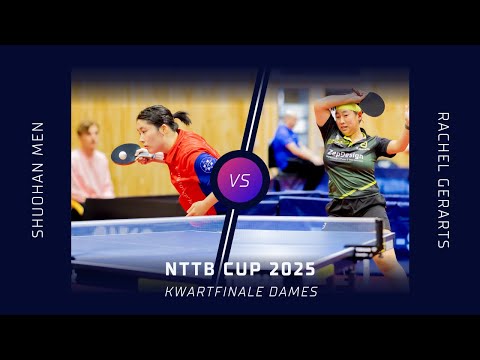 NTTB Cup 2025 - kwartfinale: Shuohan Men - Rachel Gerarts
