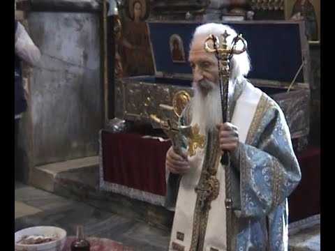 Парастос игуману Василију Домановићу (Патријарх Павле)