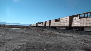 preview picture of video 'Union Pacific Manifest Through Rosamond HD'