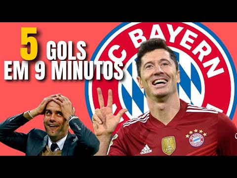LEWANDOWSKI 5 GOLS EM 9 MINUTOS😲relembre o dia que lewandowski fez 5 gols em 9 minutos