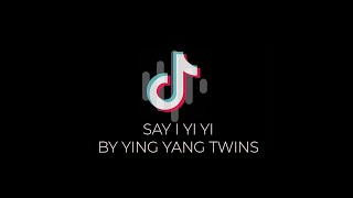 Ying Yang Twins - Say I Yi Yi | TikTok Song