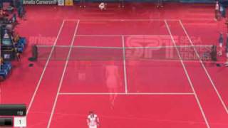 Virtua Tennis 2009 PC Gameplay World Tour : Moscow Tennis Court Single Tournament Semi-final