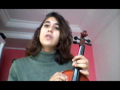 Première leçon en violon 💖