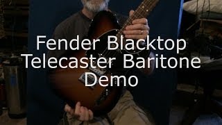 Video thumbnail for Fender Blacktop Telecaster Baritone - Demo + Ambient Guitar! by Chords Of Orion