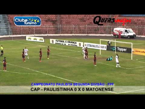 CAP   PAULISTINHA 1 X 0 MATONENSE  Melhores Momentos  29 de SETEMBRO 2013 Internet
