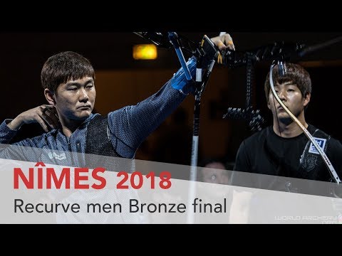 Han Jaeyeop v Kim Jae Hyeong – Recurve Men's Bronze Final | Nimes 2018