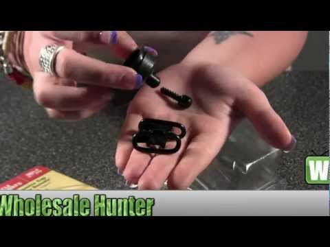 Uncle Mikes Cap Set 18012 QD Remington 870 Black 12 Guage Slings \u0026 Swivels Shooting Unboxing