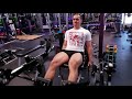 Bodybuilding NPC Physique Athlete Kyle Training Legs 9-27