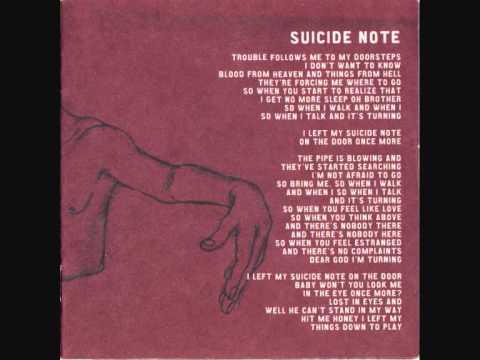 Disagree - Suicide Note