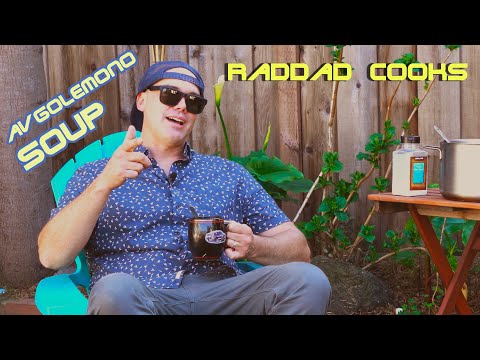 Raddad Cooks Easy Avgolemono Soup Recipe: Homemade Greek lemon and chicken soup from scratch