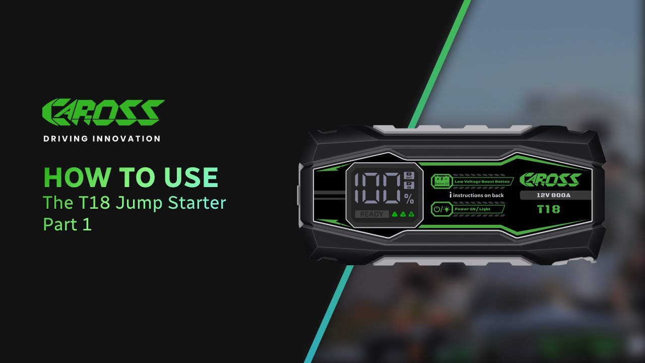 T18 Series How to Jump Start - T18