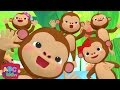 Five Little Monkeys Jumping On The Bed CoComelon Nursery Rhymes Kids Songs