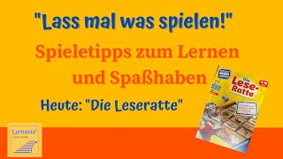 Die Leseratte - trainiert das Lesen, für Anfänger und Fortgeschrittene, schult Raumorientierung.