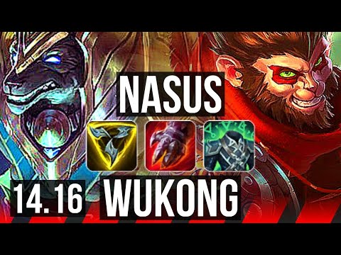 NASUS vs WUKONG (TOP) | 9/2/3, 500+ games | NA Challenger | 14.16