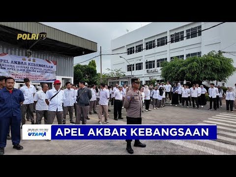 POLRES BATANG GELAR APEL AKBAR KEBANGSAAN BERSAMA SERIKAT PEKERJA DAN KOMUNITAS OJEK ONLINE