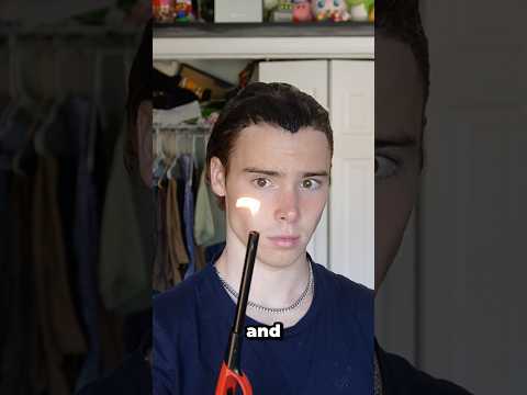 Trying to get melted glue sticks out of my hair…