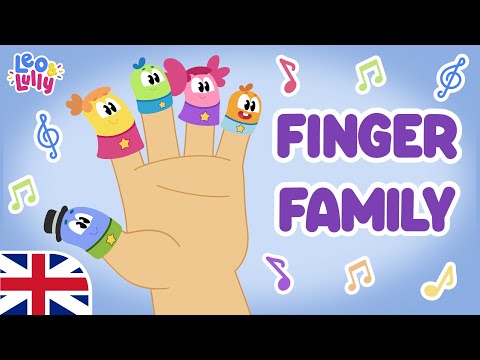 FINGER FAMILY SONG | FAMÍLIA DEDO |  MÚSICA EM INGLÊS | LEO E LULLY