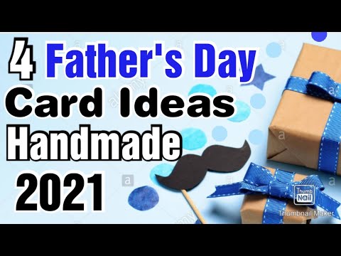 4 Easy DIY Fathers Day Greeting Card Ideas | Handmade...