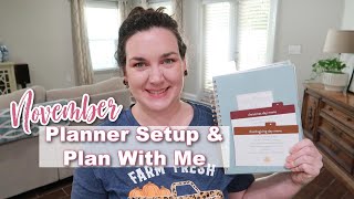 November Planner Setup and Plan With Me