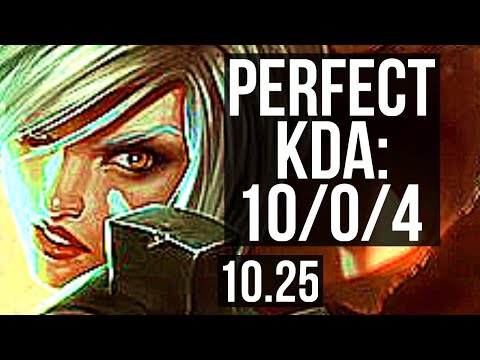 RIVEN vs EKKO (MID) | 10/0/4, Legendary, 1.0M mastery | EUW Master | v10.25