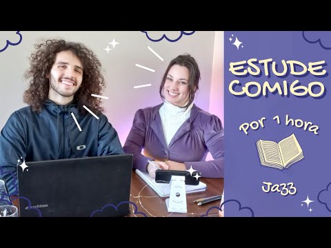 ESTUDE COMIGO por 1 hora | Study With Me | Hiperfoco | 1 hora sem pausas | Jazz #2
