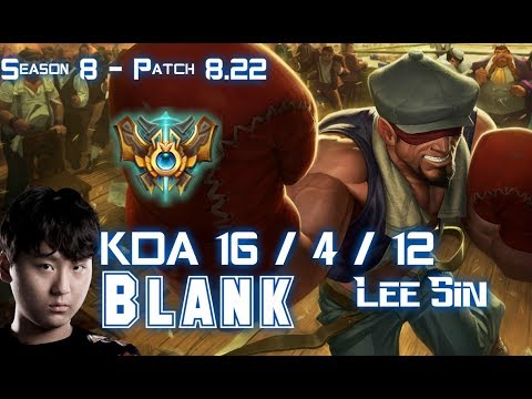 Blank LEE SIN vs TRUNDLE Jungle - Patch 8.22 KR Ranked