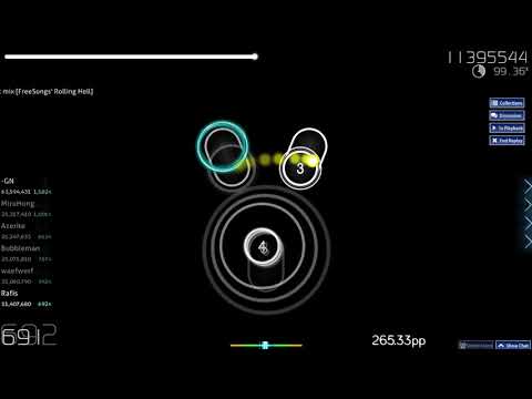 Rafis | Kanpyohgo - Unmei no Dark Side -Rolling Gothic mix [FreeSongs' Rolling Hell] FC 99.22% 421pp
