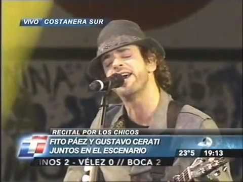 Fito Paez y Gustavo Cerati - Puente - Concierto Alas 2008