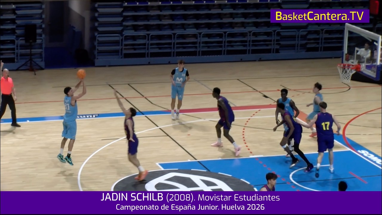 JADIN SCHILB (2008). Movistar Estudiantes.- Campeonato de España Junior 2026