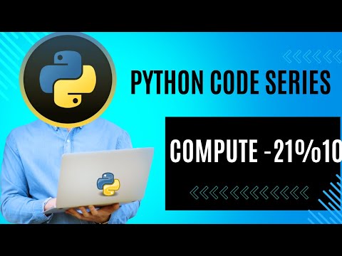 Python Code Series Pythons Modulo Operator Computing 21 10 Python Programming Tutorial