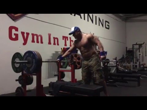 Mark Bell Bench Presses Naked