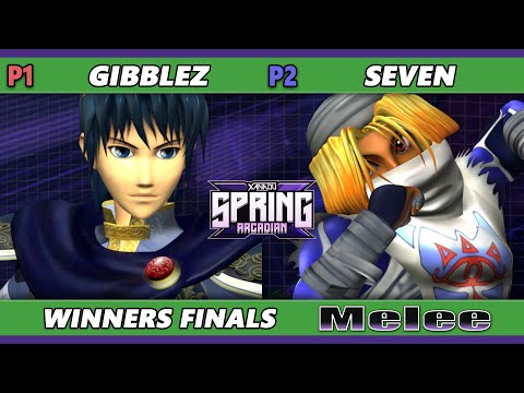 Xanadu Spring Arcadian Winners Finals - Gibblez (Marth) Vs. Seven (Sheik) Smash Melee - SSBM