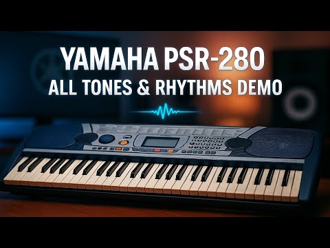 Yamaha PSR 280 all tones and rhythms || PSR 280 #yamahapsr