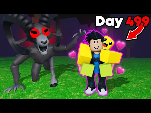 I Carried the NICEST NOOB to DAY 500 in 99 Nights in The Forest!