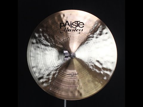 Paiste 15" Masters Dark Hi Hats - 915g/1376g (video demo) image 2